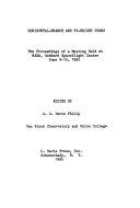 Copertina  Horizontal-branch and UV-bright stars : the proceedings of a meeting held at NASA, Goddard Spaceflight Center, June 9-10, 1985