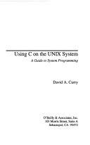 Copertina  Using C on the Unix System