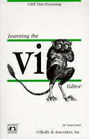 Copertina  Learning the vi Editor