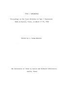 Copertina  Type I supernovae : Proceedings of the Texas workshop on type I supernovae, Austin, March 17-19, 1980