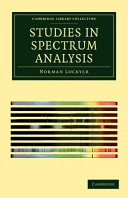 Copertina  Studies in spectrum analysis