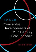 Copertina  Conceptual developments of 20th century field theories
