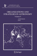 Copertina  Organizations and Strategies in Astronomy Volume 6
