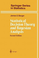Copertina  Statistical decision theory and Bayesian analysis