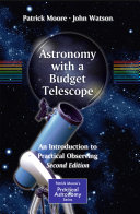 Copertina  Astronomy with a Budget Telescope : An Introduction to Practical Observing