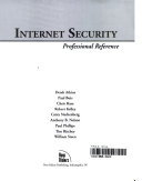 Copertina  Internet security : professional reference
