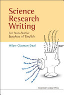 Copertina  Science research writing : for non-native speakers of English