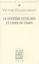 Copertina  Le systeme stoicien : et l'idee de temps