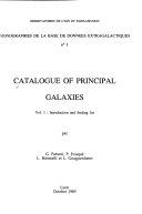 Copertina  Catalogue of principal galaxies