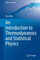 Copertina  An Introduction to Thermodynamics and Statistical Physics