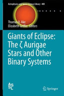 Copertina  Giants of eclipse : the [Z] aurigae stars and other binary systems 
