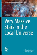 Copertina  Very Massive Stars in the Local Universe