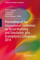 Copertina  Proceedings of the International Conference on Social Modeling and Simulation, plus Econophysics Colloquium 2014