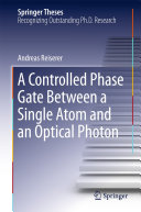 Copertina  A Controlled Phase Gate Between a Single Atom and an Optical Photon