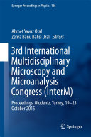 Copertina  3rd International Multidisciplinary Microscopy and Microanalysis Congress (InterM) : Proceedings, Oludeniz, Turkey, 19-23 October 2015