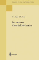 Copertina  Lectures on celestial mechanics