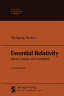 Copertina  Essential relativity : special, general, and cosmological