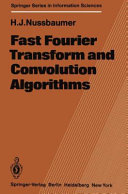 Copertina  Fast Fourier transform and convolution algorithms