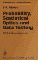 Copertina  Probability, statistical optics and data testing : a problem solving approach