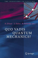 Copertina  Quo Vadis Quantum Mechanics?