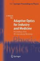 Copertina  Adaptive Optics for Industry and Medicine : Proceedings of the 4th International Workshop Münster, Germany, Oct. 19–24, 2003