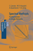 Copertina  Spectral Methods : Fundamentals in Single Domains
