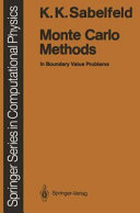 Copertina  Monte Carlo methods in boundary value problems