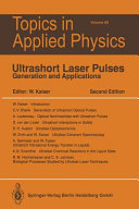 Copertina  Ultrashort laser pulses : generation and applications