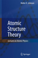 Copertina  Atomic Structure Theory : Lectures on Atomic Physics