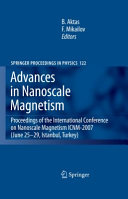 Copertina  Advances in Nanoscale Magnetism : Proceedings of the International Conference on Nanoscale Magnetism ICNM-2007 June 25–29, Istanbul, Turkey
