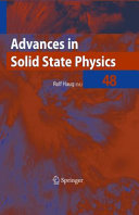 Copertina  Advances in Solid State Physics