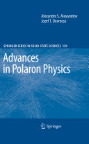 Copertina  Advances in Polaron Physics