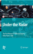 Copertina  Under the radar : the first woman in radio astronomy : Ruby Payne-Scott