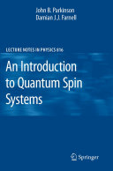 Copertina  An Introduction to Quantum Spin Systems