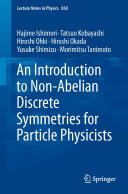 Copertina  An Introduction to Non-Abelian Discrete Symmetries for Particle Physicists