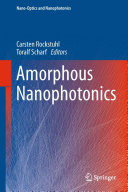 Copertina  Amorphous Nanophotonics