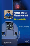 Copertina  Astronomical Measurement : A Concise Guide