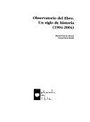 Copertina  Observatorio del Ebro. Un siglo de historia (1904-2004)