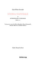 Copertina  2 : Antropologia e zoologia : libri 7-11