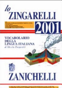 Copertina  Lo Zingarelli 2001 : vocabolario della lingua italiana