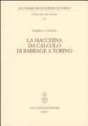 Copertina  La macchina da calcolo di Babbage a Torino