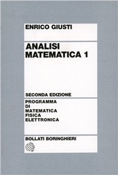 Copertina  Analisi matematica 1 