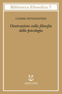 Copertina  Osservazioni sulla filosofia della psicologia