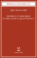 Copertina  Dicibile e indicibile in meccanica quantistica