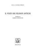 Copertina  Il volto dei filosofi antichi