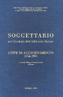 Copertina  Soggettario per i cataloghi delle biblioteche italiane