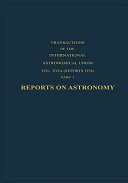 Copertina  Reports on astronomy