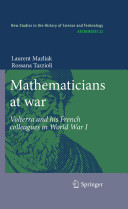 Copertina  Mathematicians at war : Volterra and his French colleagues in World War 1.