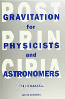 Copertina  Postprincipia : gravitation for physicists and astronomers