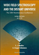 Copertina  WIDE field spectroscopy and the distant universe : the 35. Herstmonceux conference, Cambridge, UK, July 4-8, 1994